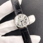 BALLON BLANC DE CARTIER QUARTZ STEEL CASE BLACK DIAL - Image 12