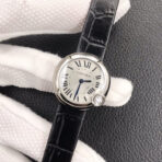BALLON BLANC DE CARTIER QUARTZ STEEL CASE BLACK DIAL - Image 4