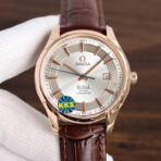 DE VILLE HOUR VISION 41MM ROSE GOLD CASE LEATHER STRAP - Image 3