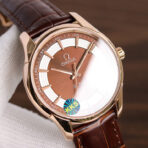 DE VILLE HOUR VISION 41MM ROSE GOLD CASE LEATHER STRAP - Image 5