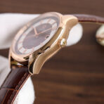 DE VILLE HOUR VISION 41MM ROSE GOLD CASE LEATHER STRAP - Image 7