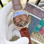 BALLON BLEU DAY-DATE ANNUAL CALENDAR 42 LEATHER STRAP - Image 3