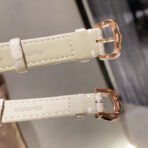 PANTHERE DE CARTIE DIAMOND BEZEL ROSE GOLD BEIGE LEATHER - Image 4