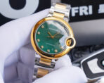 BALLON BLEU 33MM GOLD GREEN DIAL DIAMOND NUMERALS - Image 5