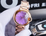 BALLON BLEU 33MM ROSE GOLD PURPLE DIAL - Image 2