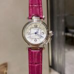 PASHA DE CARTIER 35MM QUARTZ STEEL WHITE DIAL - Image 8