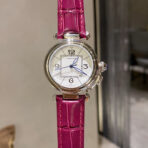 PASHA DE CARTIER 35MM QUARTZ STEEL WHITE DIAL - Image 4