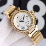 PASHA DE CARTIER 32MM AUTOMATIC GOLD CASE - Image 4