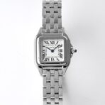 PANTHERE DE CARTIE 22MM QUARTZ STEEL WHITE DIAL - Image 10