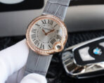 BALLON BLANC 33MM AUTOMATIC ROSE GOLD ARABIC NUMERALS - Image 4