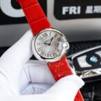 BALLON BLANC 33MM AUTOMATIC STEEL CASE ARABIC NUMERALS - Image 11