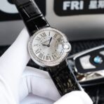 BALLON BLANC 33MM AUTOMATIC STEEL CASE ARABIC NUMERALS - Image 10