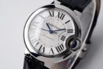 BALLON BLEU 33MM AUTOMATIC WHITE DIAL LEATHER 2021 - Image 8