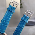 HM HEURE H 26 SILVER WHITE DIAL DIAMOND BEZEL - Image 7