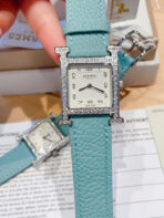 HM HEURE H 26 SILVER WHITE DIAL EPSOM LEATHER EPSOM LEATHER - Image 4