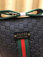 GG CROSSBODY BLACK RED LEATHER - Image 9