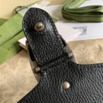 DYONYSUS SHOULDER BAG 20 IN BLACK  SILVER HARDWARE - Image 4