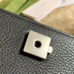 DYONYSUS SHOULDER BAG 20 IN BLACK  SILVER HARDWARE - Image 5