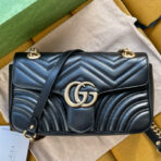 GG MARMONT MATELASS�� LARGE 26 BAG BLACK - Image 2