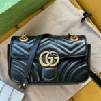 GG MARMONT MATELASS�� SMALL 22 BAG BLACK