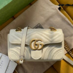 GG MARMONT MATELASS�� SMALL 22 BAG WHITE