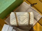 GG MARMONT MATELASS�� SMALL 22 BAG WHITE - Image 3