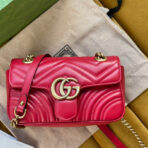 GG MARMONT MATELASS�� SMALL 22 BAG RED PINK - Image 2