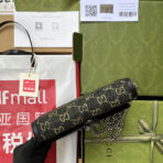 DYONYSUS SHOULDER BAG 20 IN BLACK YELLOW DENIM AND BLACK  TRIM SILVER HARDWARE - Image 3