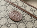 BAG WITH INTERLOCKING G 22 IN BEIGE EBONY CANVAS AND BROWN  TRIM - Image 7