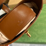 GG JACKIE MINI 19 SHOULDER BAG IN CINNAMON BROWN - Image 8