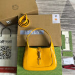 GG JACKIE SMALL 28 SHOULDER BAG IN YELLOW