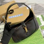 GG JACKIE SMALL 28 SHOULDER BAG IN BLACK - Image 4