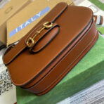 GG HORSEBIT 1955 MINI BAG 25 IN CINNAMON BROWN - Image 7