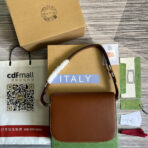 GG HORSEBIT 1955 MINI BAG 25 IN CINNAMON BROWN - Image 4