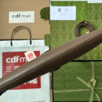 MEDIUM SHOULDER BAG 39 IN COFFEE  GOLD HARDWARE - Image 3