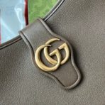 MEDIUM SHOULDER BAG 39 IN COFFEE  GOLD HARDWARE - Image 9