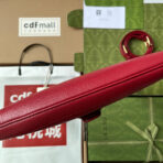 MEDIUM SHOULDER BAG 39 IN RED  GOLD HARDWARE - Image 5