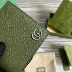 MARMONT BIFOLD WALLET 11 IN ARMY GREEN LAMBSKIN - Image 3