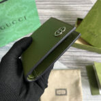 MARMONT BIFOLD WALLET 11 IN ARMY GREEN LAMBSKIN - Image 9