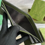 MARMONT BIFOLD WALLET 11 IN ARMY GREEN LAMBSKIN - Image 8