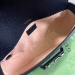 GG HORSEBIT 1955 BAG 24 IN BEIGE CANVAS AND BLACK - Image 10