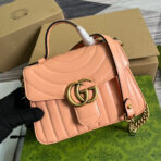 GG MARMONT MINI 21 CLASSIC BAG IN PEACH PINK - Image 3
