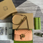 GG MARMONT 26 CLASSIC BAG IN PEACH PINK - Image 2