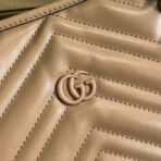 GG MARMONT LARGE 38 TOTE IN BEIGE CAMEL - Image 8