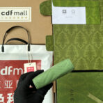 MARMONT QUILTED WALLET 11 IN LIGHT GREEN LAMBSKIN - Image 9