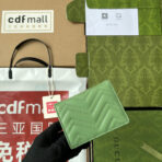 MARMONT QUILTED WALLET 11 IN LIGHT GREEN LAMBSKIN - Image 10