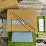 BLONDIE SHOULDER BAG 21 IN SKY BLUE  GOLD HARDWARE - Image 3