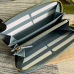 GG BLONDIE 21 FULL ZIP WALLET IN BLUE PASTEL - Image 4