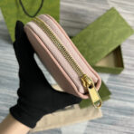 GG BLONDIE 21 FULL ZIP WALLET IN LIGHT PINK - Image 7