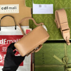 MARMONT QUILTED SHOULDER BAG 18 IN CIDER BROWN - Image 4